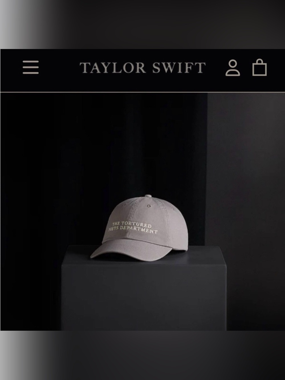 The Tortured Poets Department Gray Dad Hat